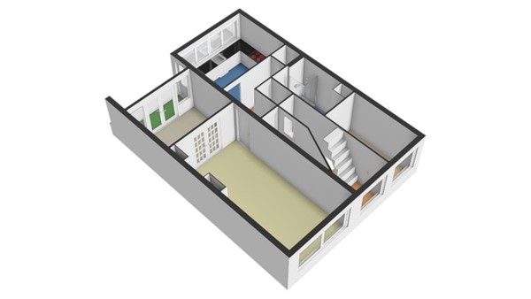 Floorplan - Doezastraat 19A01, 3039 ZB Rotterdam